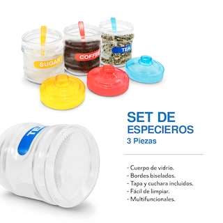 Foto 3 | Set De Especieros