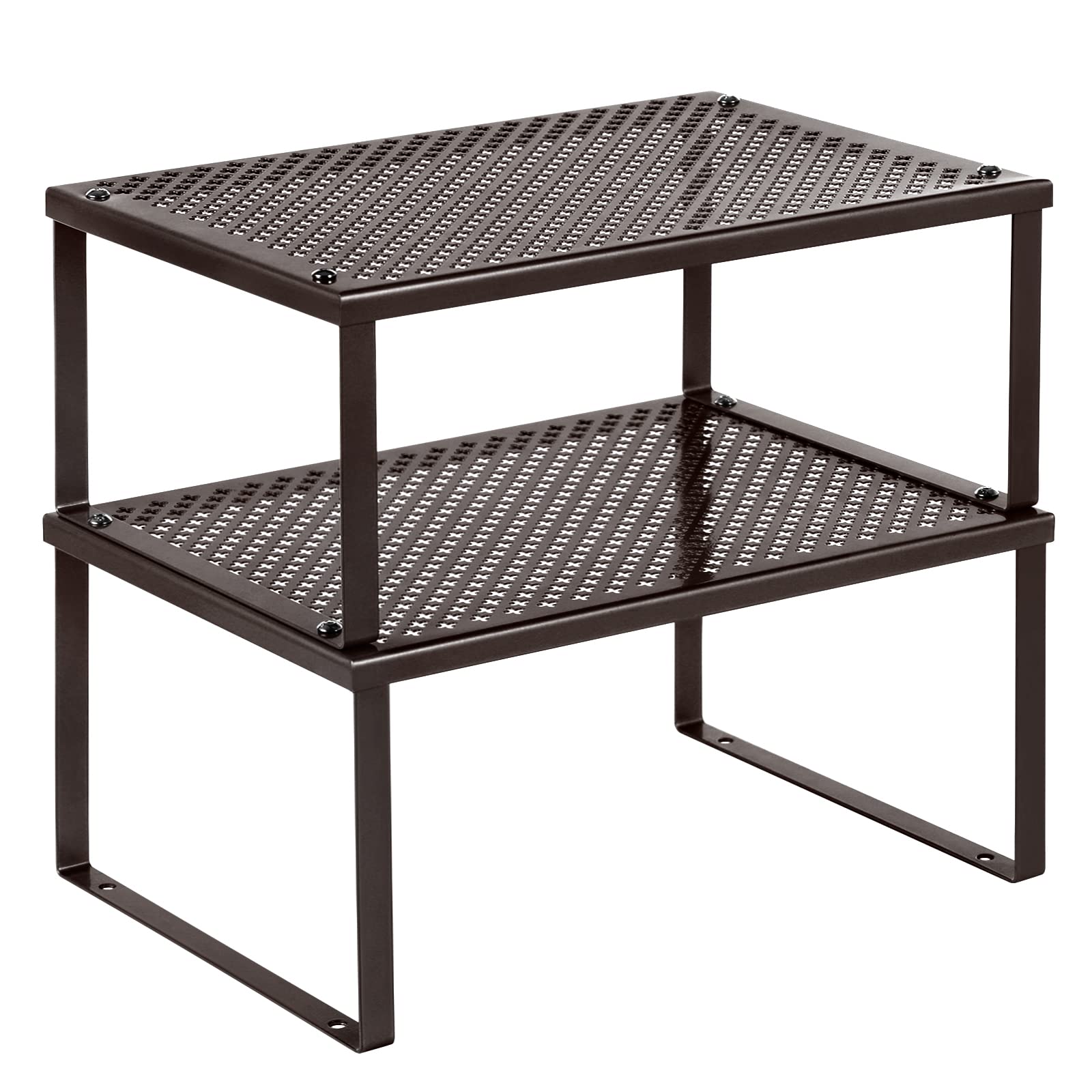 Set De 2 Unidades Spice Rack Para Armarios Y Estanterías Songmics, Color Marrón - Venta Internacional.