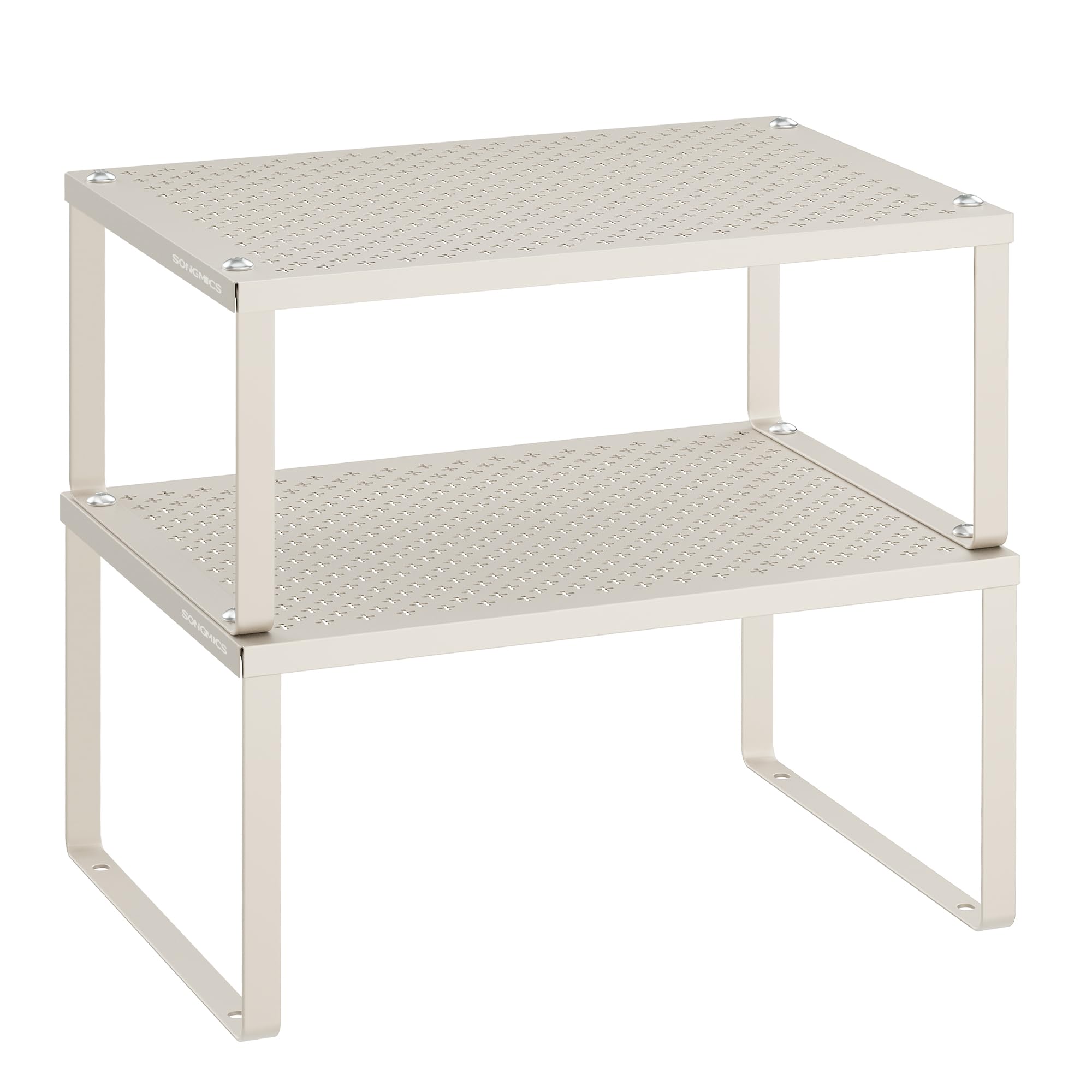 Spice Rack Songmics Ukcs001k01 Metal Avena Beige (juego De 2) - Venta Internacional.