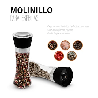 Foto 6 | Molinillo de Especias Andromeda Inc 2 Piezas