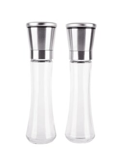 Foto 2 | 2 Piezas Molinillo Para Sal Y Pimienta Con Soporte + Termo Güish Regalo