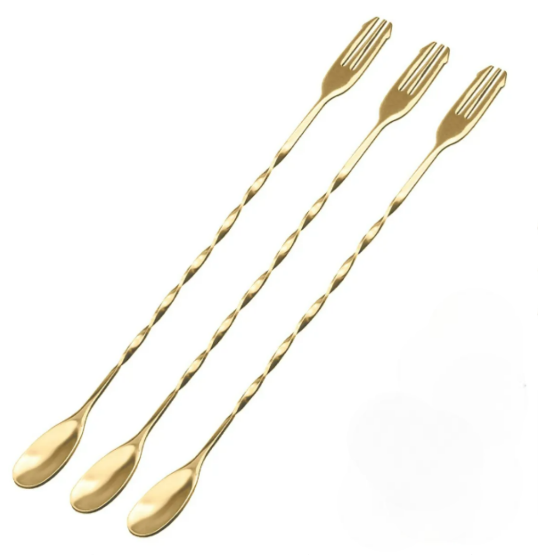 Foto 1 | Cucharas Mezcladoras de Acero Inoxidable 3 Piezas