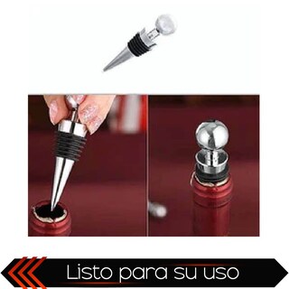 Foto 3 | Set De Vino Chic Fantasy Juego De 2 Piezas Accesorios Para Vino Set De Bar