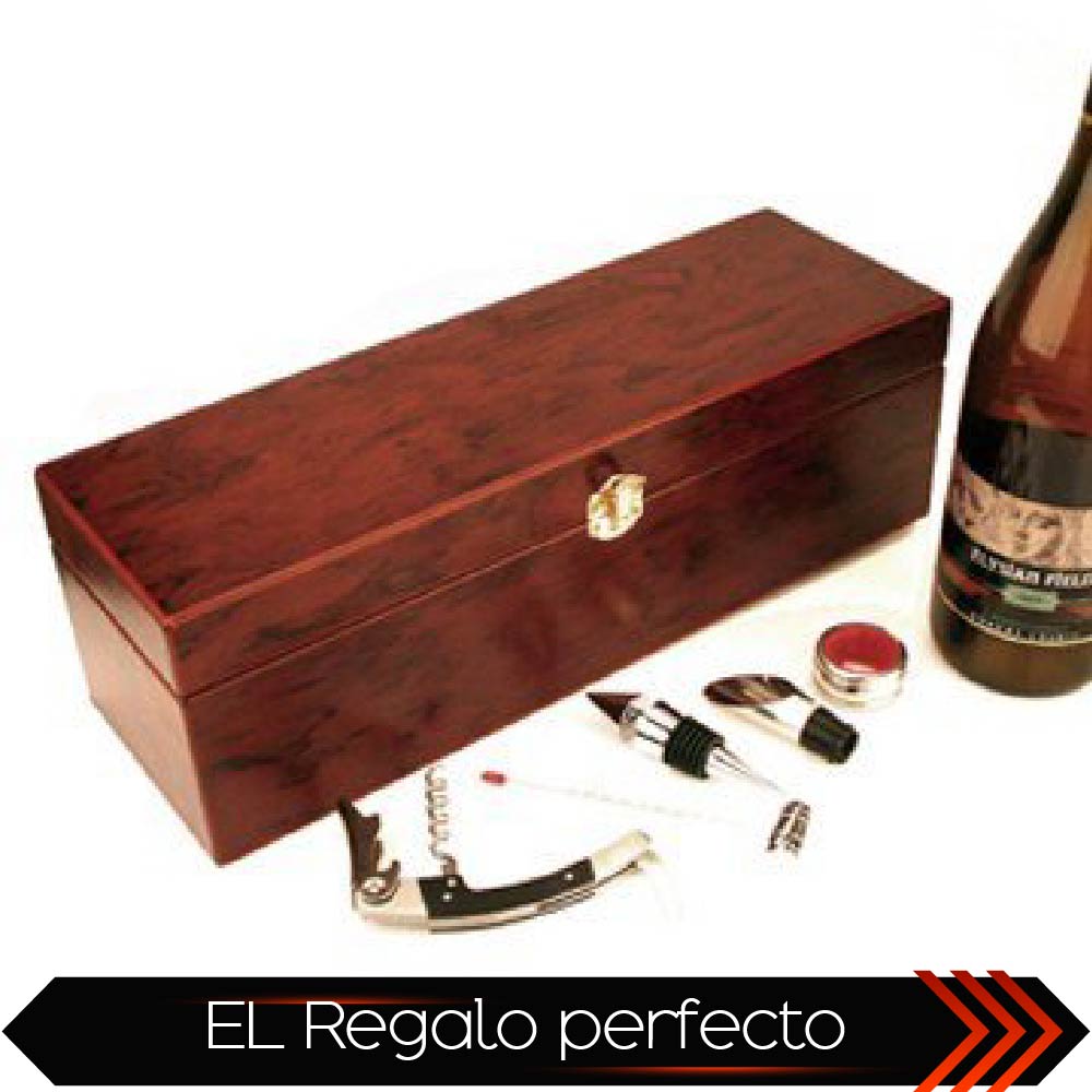 Foto 5 | Set De Vino Juego 4 De Accesorios Para Vino En Caja Para Botella CHIC FANTASY