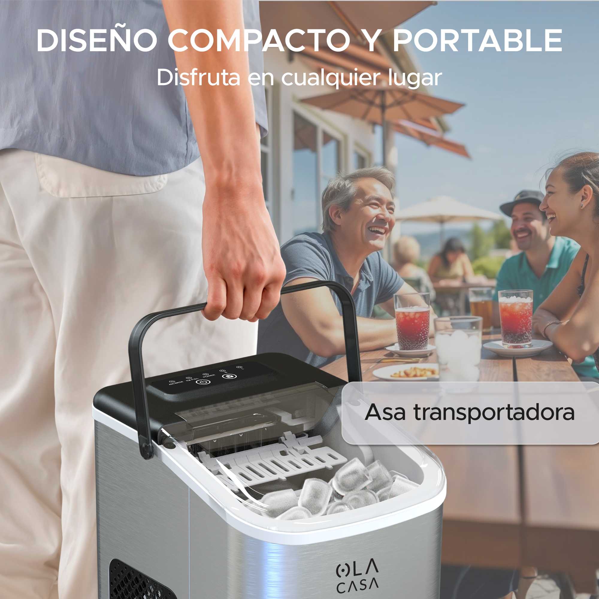 Foto 7 | Máquina de Hielo Ola Casa 12 kg