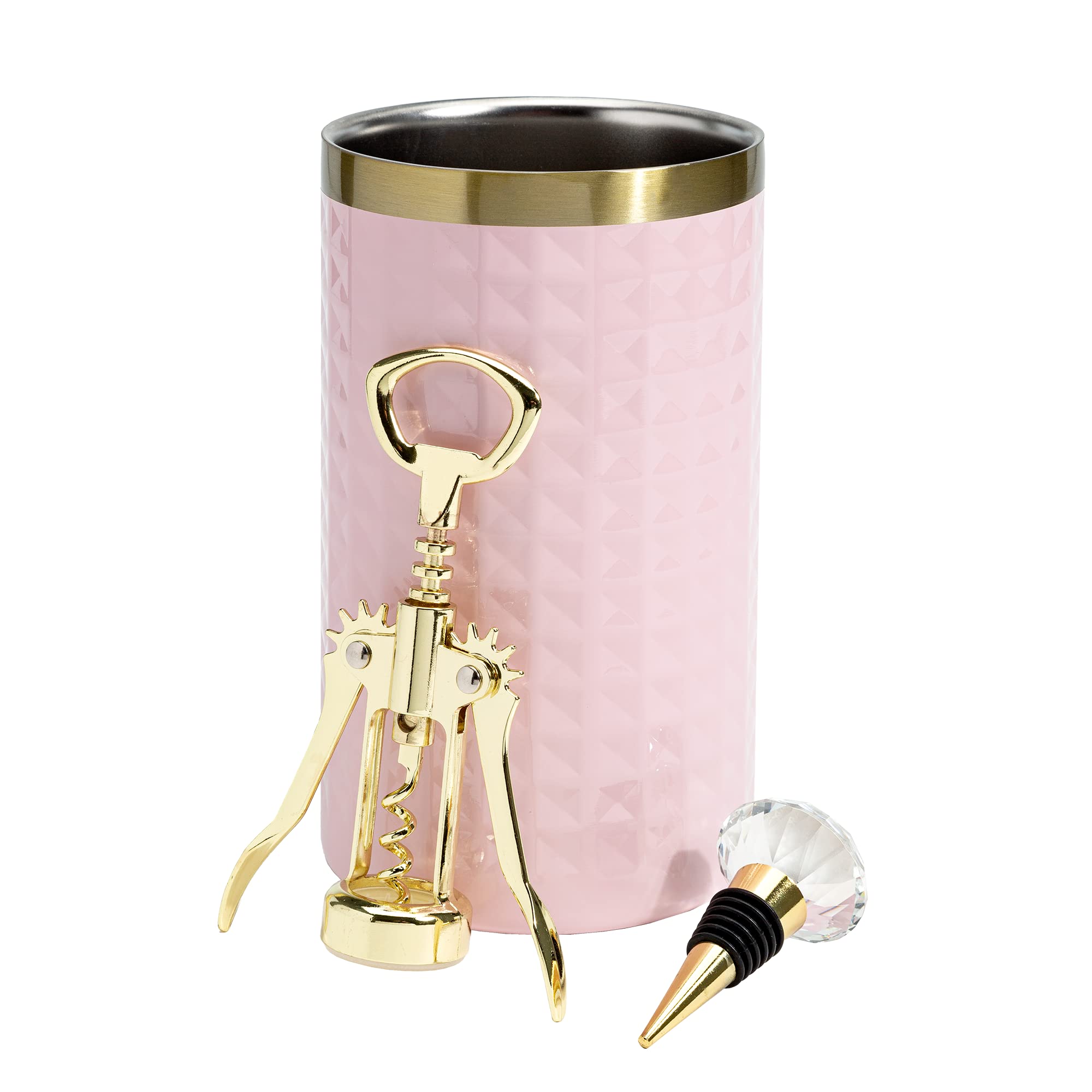 Set Enfriador De Botellas De Vino Paris Hilton Con Aislamiento De Doble Pared - Venta Internacional.