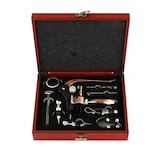 Sacacorchos Caja De Madera Juego De Vino 9 En 1 Guinda