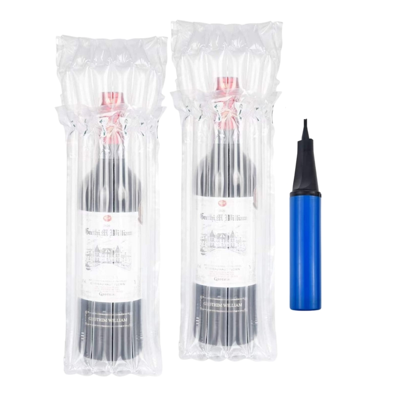 Foto 1 | Protector De Botella De Vino, 10 Unidades, Vidrio Con Airbag - Venta Internacional.