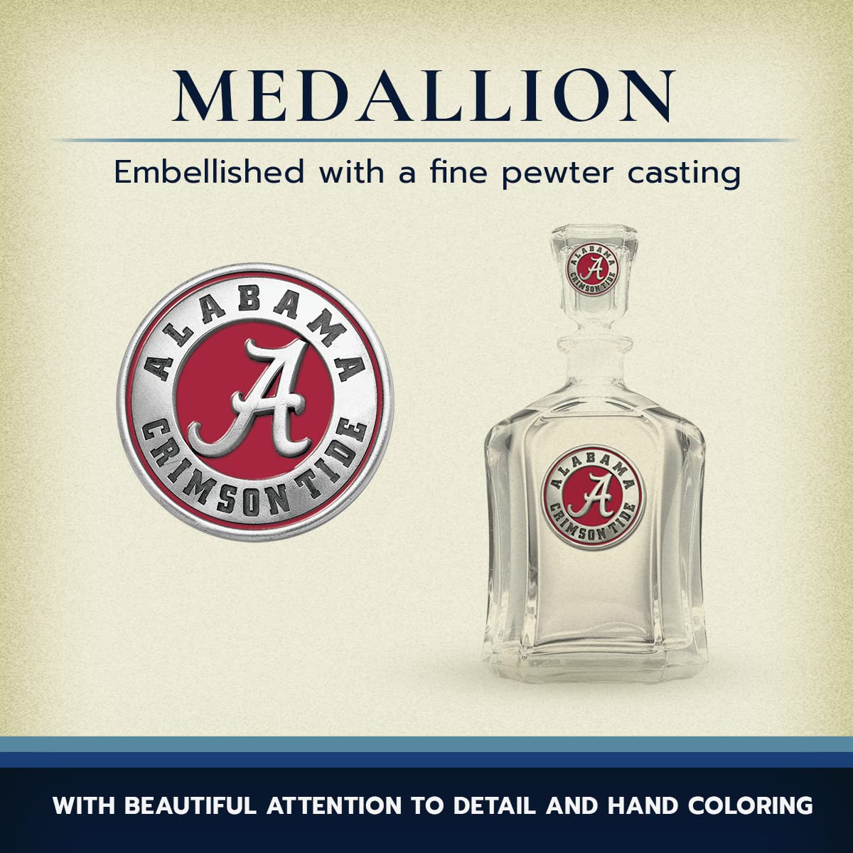Foto 4 | Capitol Container Heritage Pewter Alabama, Vidrio De 710 Ml - Venta Internacional.