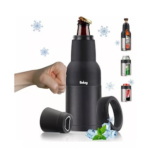 Foto 5 | Botellero Enfriador De Cerveza De Acero Inoxidable, Belug Negro
