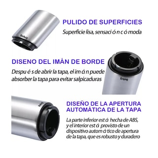 Foto 2 | 6 Piezas De Acero Inoxidable Magnético Push Beer Opener Belug, Plata