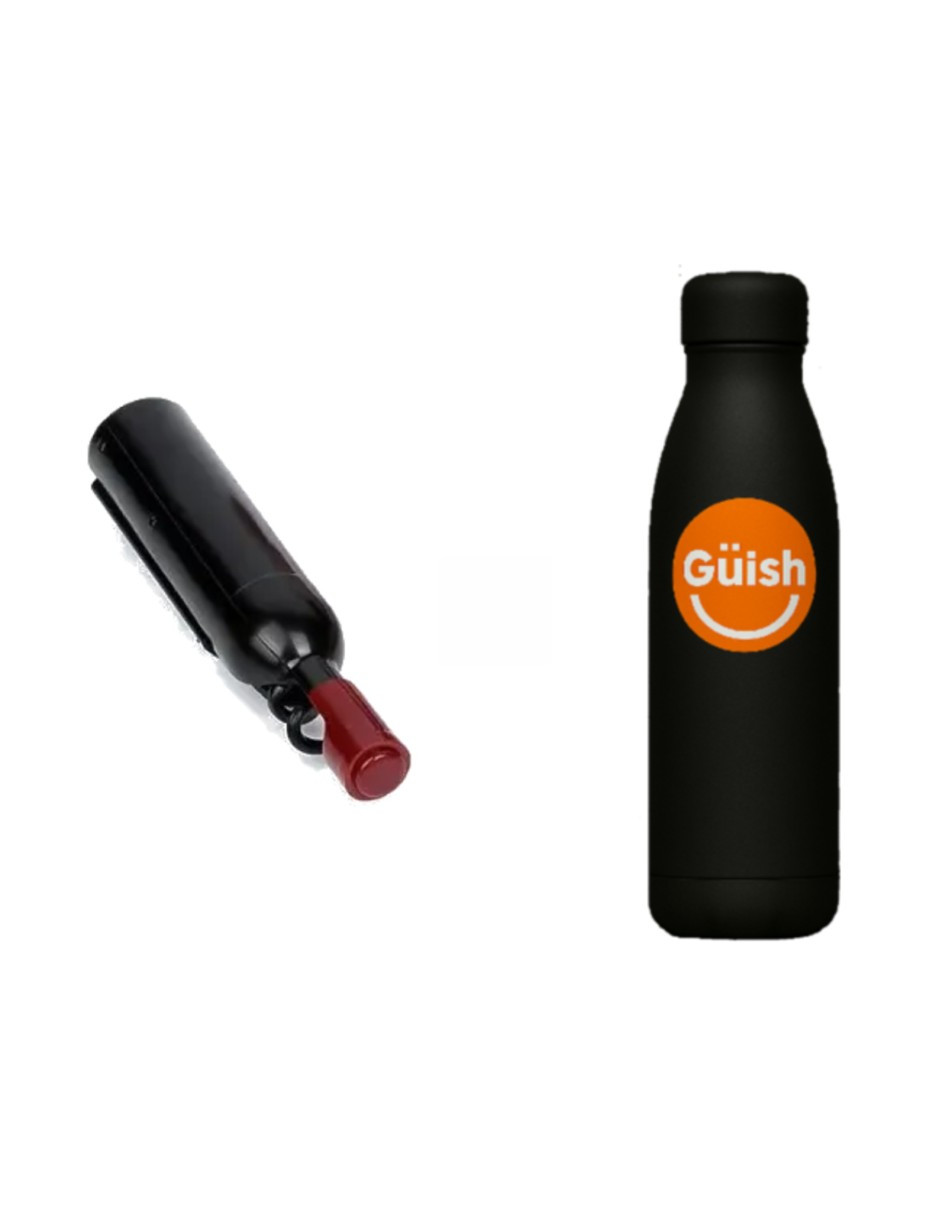 Foto 1 | Abridor De Botellas De Vino Con Imán + Gratis Termo Güish De Regalo