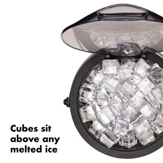Foto 4 | Juego De Cubos De Hielo Oxo De Acero Inoxidable Cepillado Con Pinzas De 4 Litros - Venta Internacional.