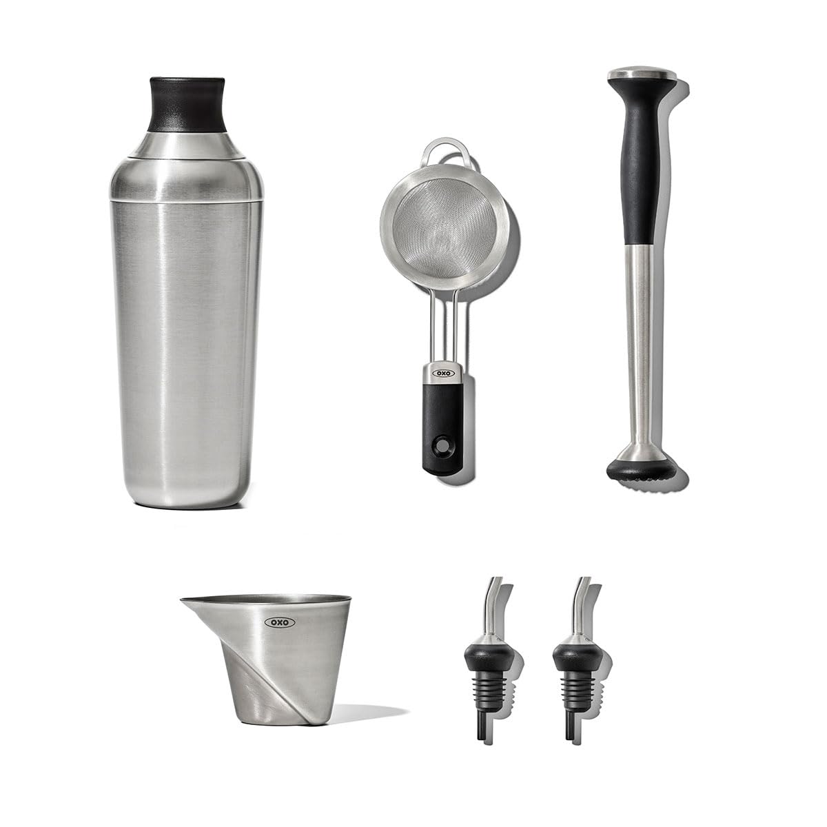 Foto 1 | Juego De Utensilios De Bar Oxo Steel De 6 Piezas Con Coctelera, Mezclador Y  - Venta Internacional.