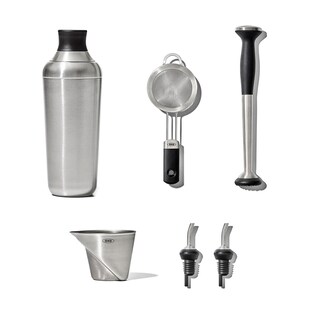 Foto 1 | Juego De Utensilios De Bar Oxo Steel De 6 Piezas Con Coctelera, Mezclador Y - Venta Internacional.