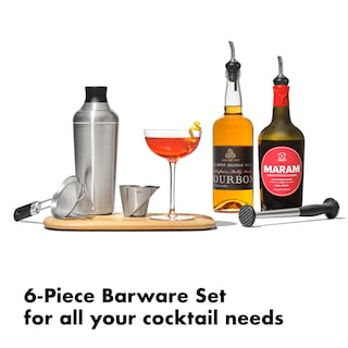 Foto 2 | Juego De Utensilios De Bar Oxo Steel De 6 Piezas Con Coctelera, Mezclador Y - Venta Internacional.
