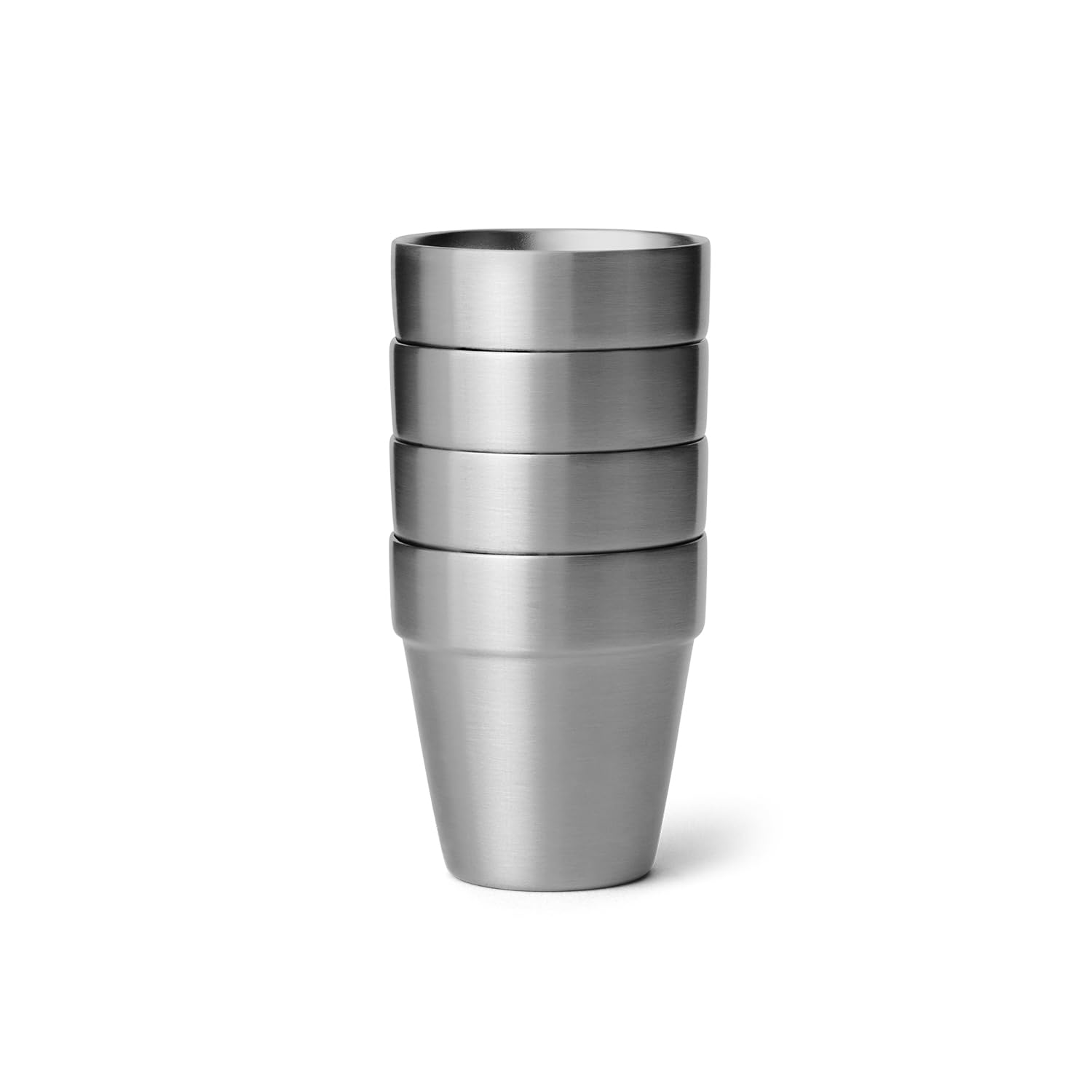 Foto 4 pulgar | Set De 4 Vasos De Chupito Yeti De Acero Inoxidable, 50 Ml, Con Funda - Venta Internacional.