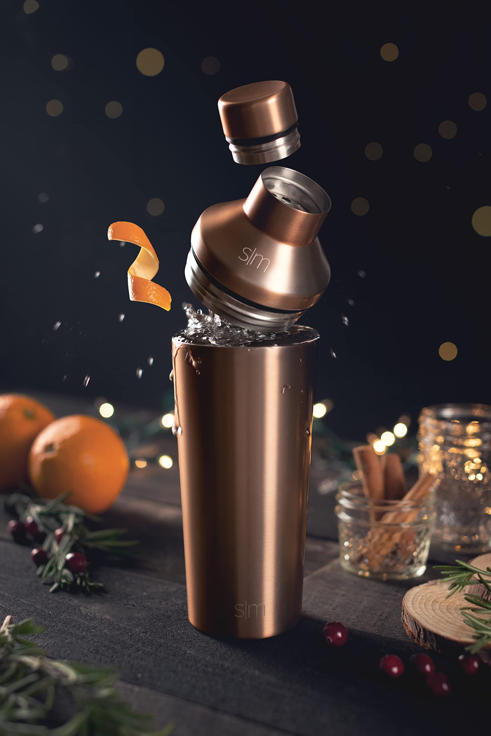 Foto 4 | Set De Coctelera Simple Modern Boston De Acero Inoxidable, 600 Ml - Venta Internacional.