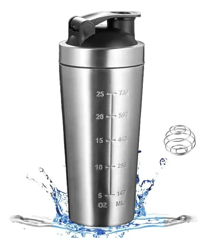Foto 2 pulgar | Shaker Xtellar Botella Deportiva Coctelera Acero Inoxidable 750 Ml
