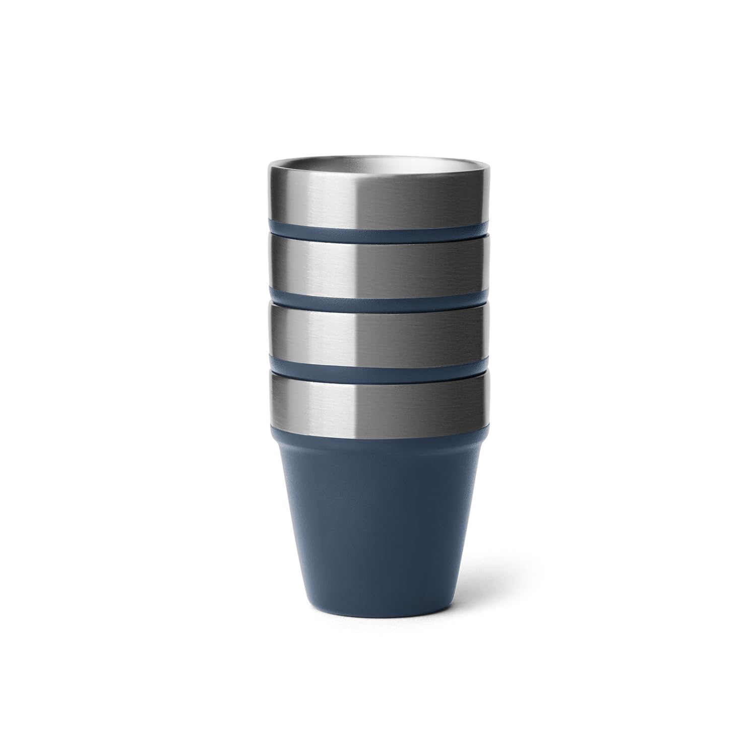 Foto 4 pulgar | Set De 4 Vasos De Chupito Yeti Con Funda De Transporte, Color Azul Marino, 50 Ml - Venta Internacional.