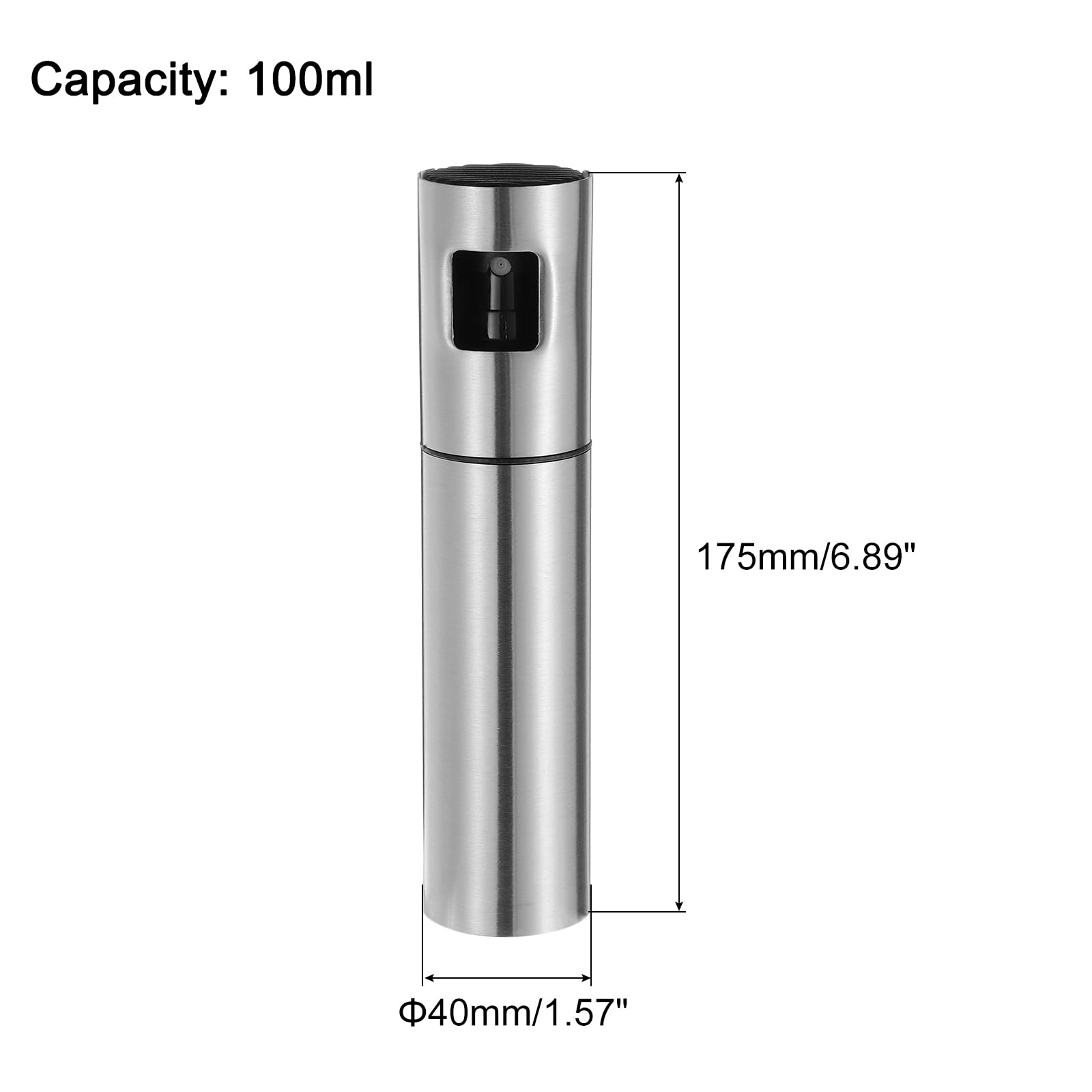 Foto 2 | Pulverizador De Cócteles Uxcell Martini Bar De Acero Inoxidable De 100 Ml - Venta Internacional.