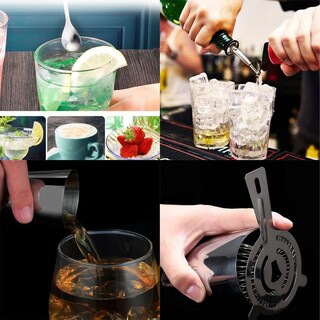 Foto 4 | Kit De Cocteleriade 750ml 20 Piezas Lab.g Negro