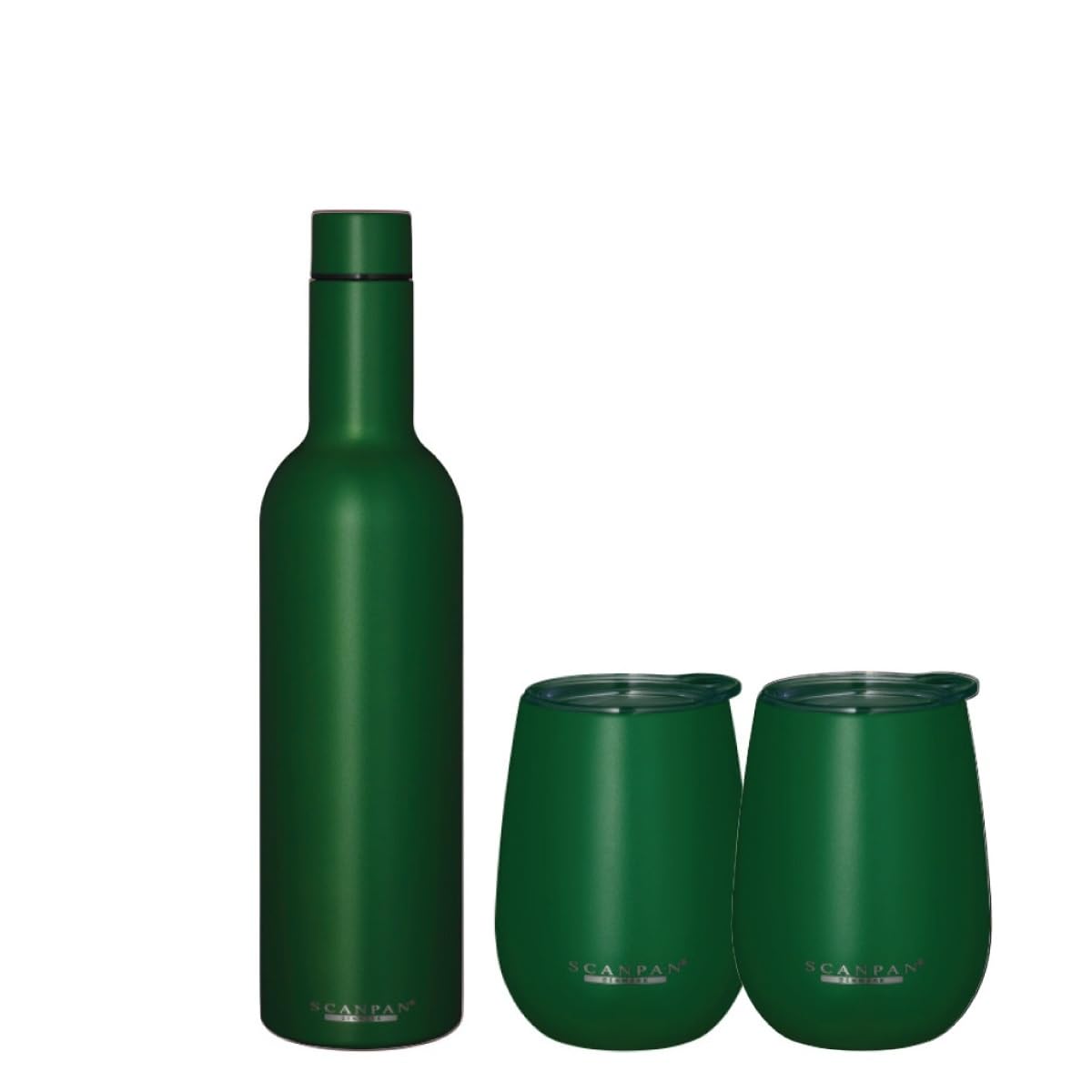 Foto 2 pulgar | Set De Regalo De Vino Scanpan To Go Forest Green Con Botella Al Vacío De 750 Ml Y 2 Vasos De 350 Ml - Venta Internaci