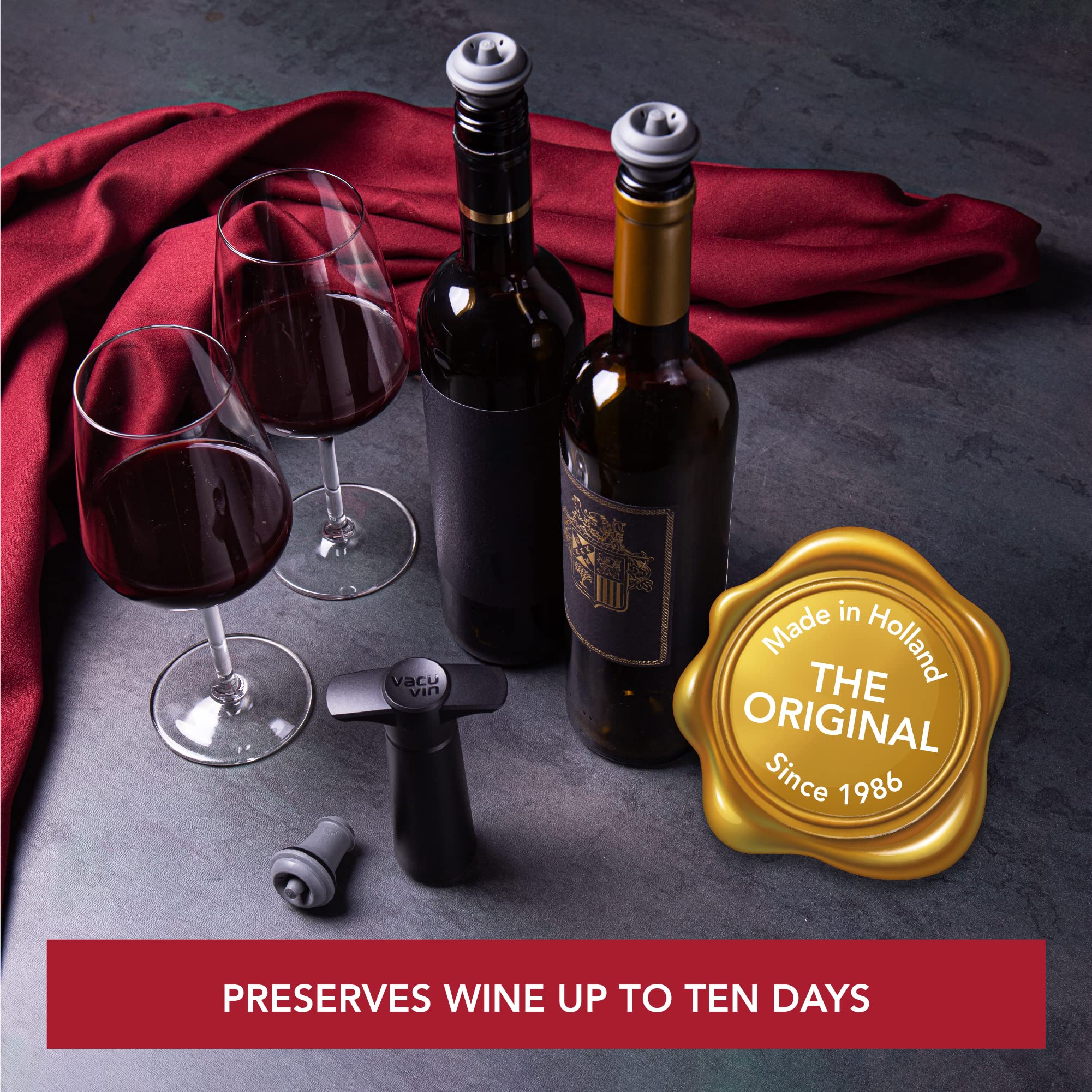 Foto 3 pulgar | Juego De 10 Tapones Para Aspiradora Wine Saver - Venta Internacional.