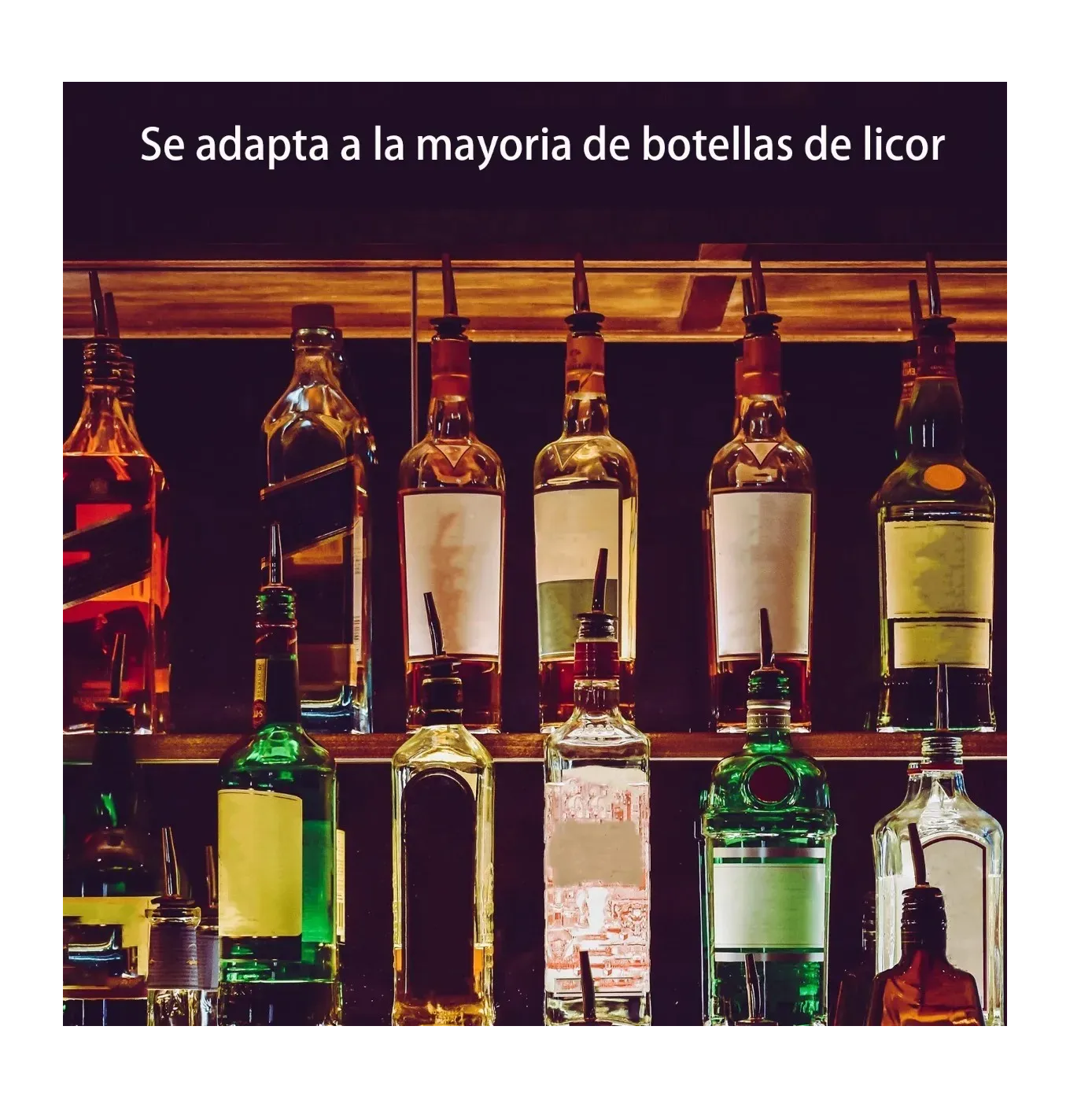 Foto 6 pulgar | 24 Piezas Dosificador De Botellas Unidades Acero Inoxidable Bar