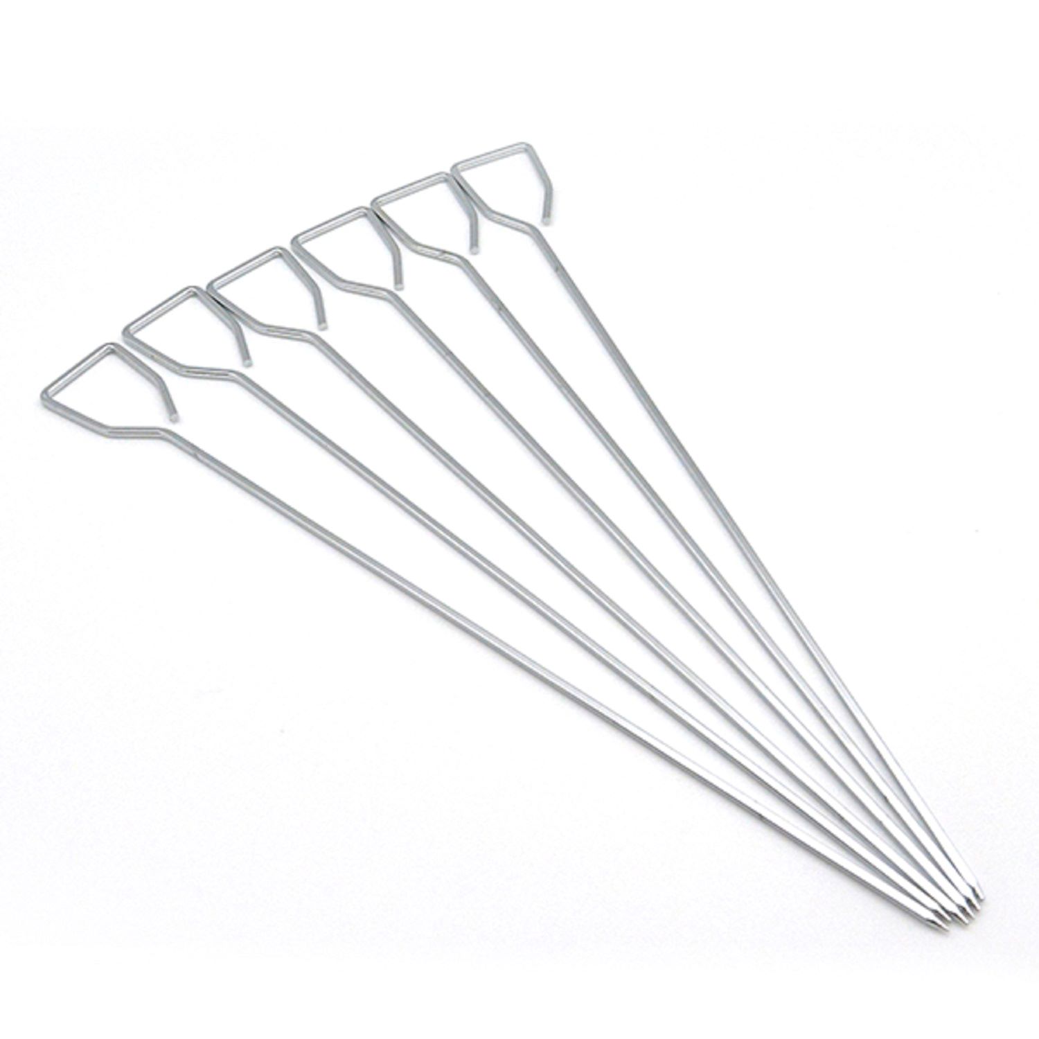 Pinchos para Brochetas Press color Gris 30 cm 6 Piezas