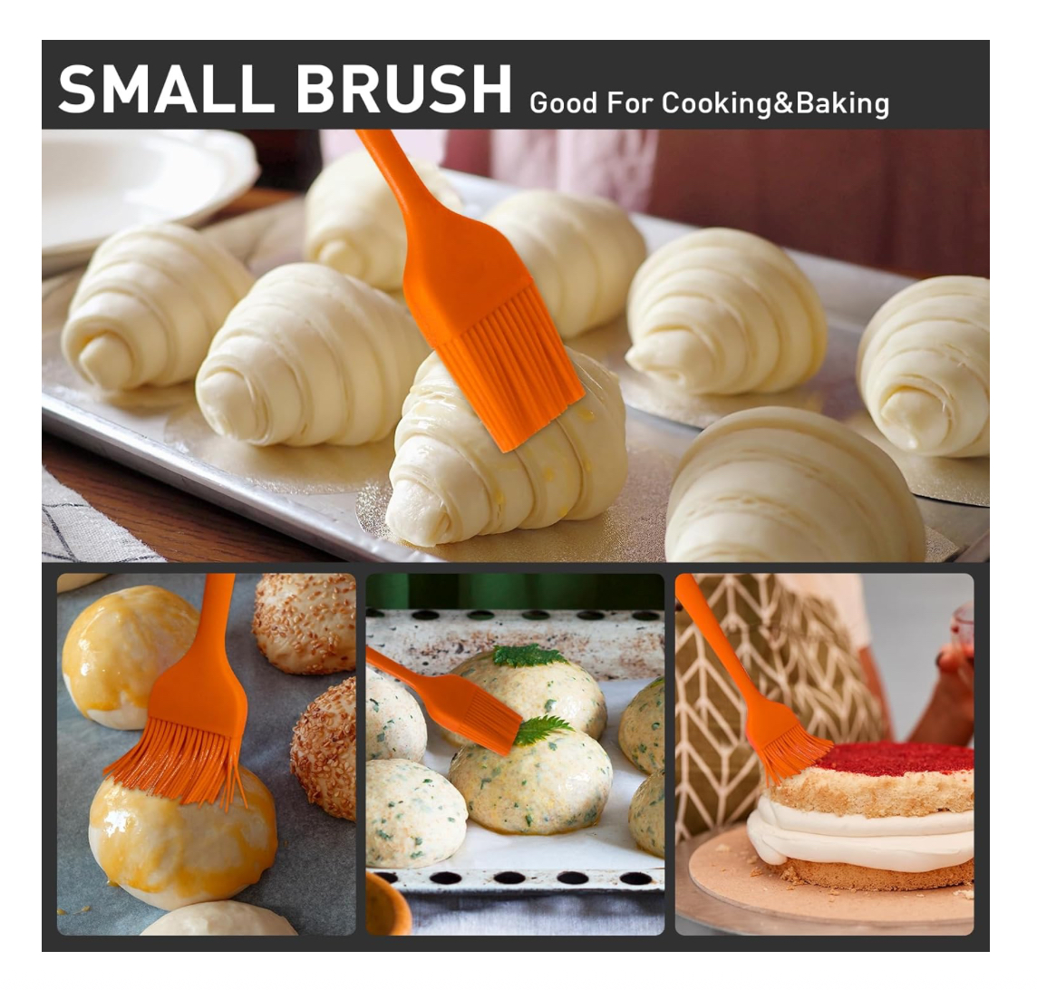 Foto 4 pulgar | 2 Cepillos De Silicona Para Cocinar