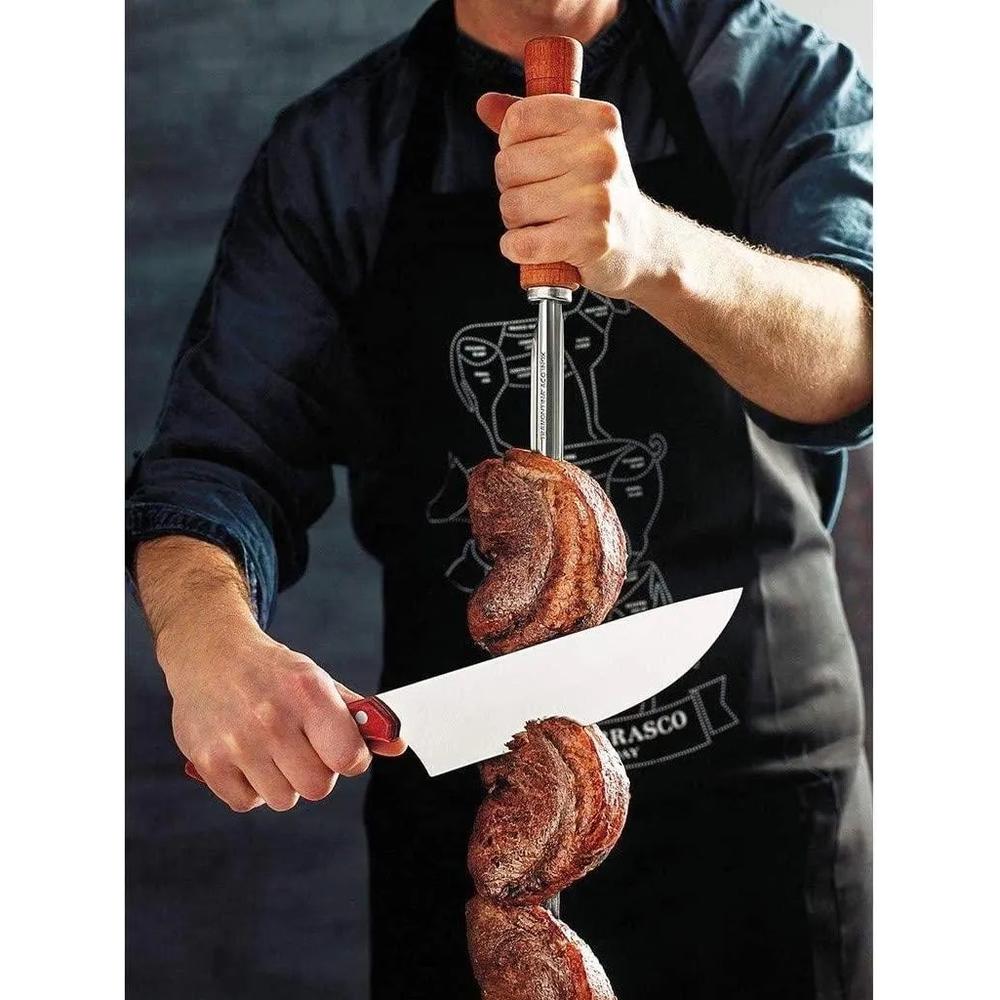 Foto 5 pulgar | Juego de 12 Espadas Pincho Brasileñas Delgadas de 85cm para Asado - Tramontina