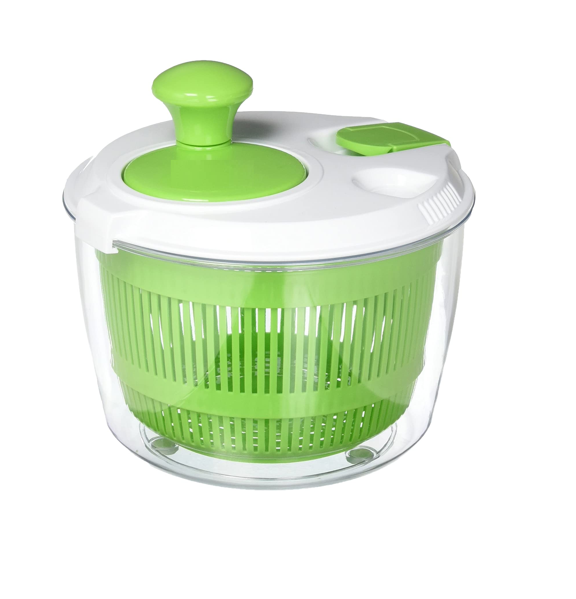 Centrifugadora para Ensalada Malubero color Blanco con Verde