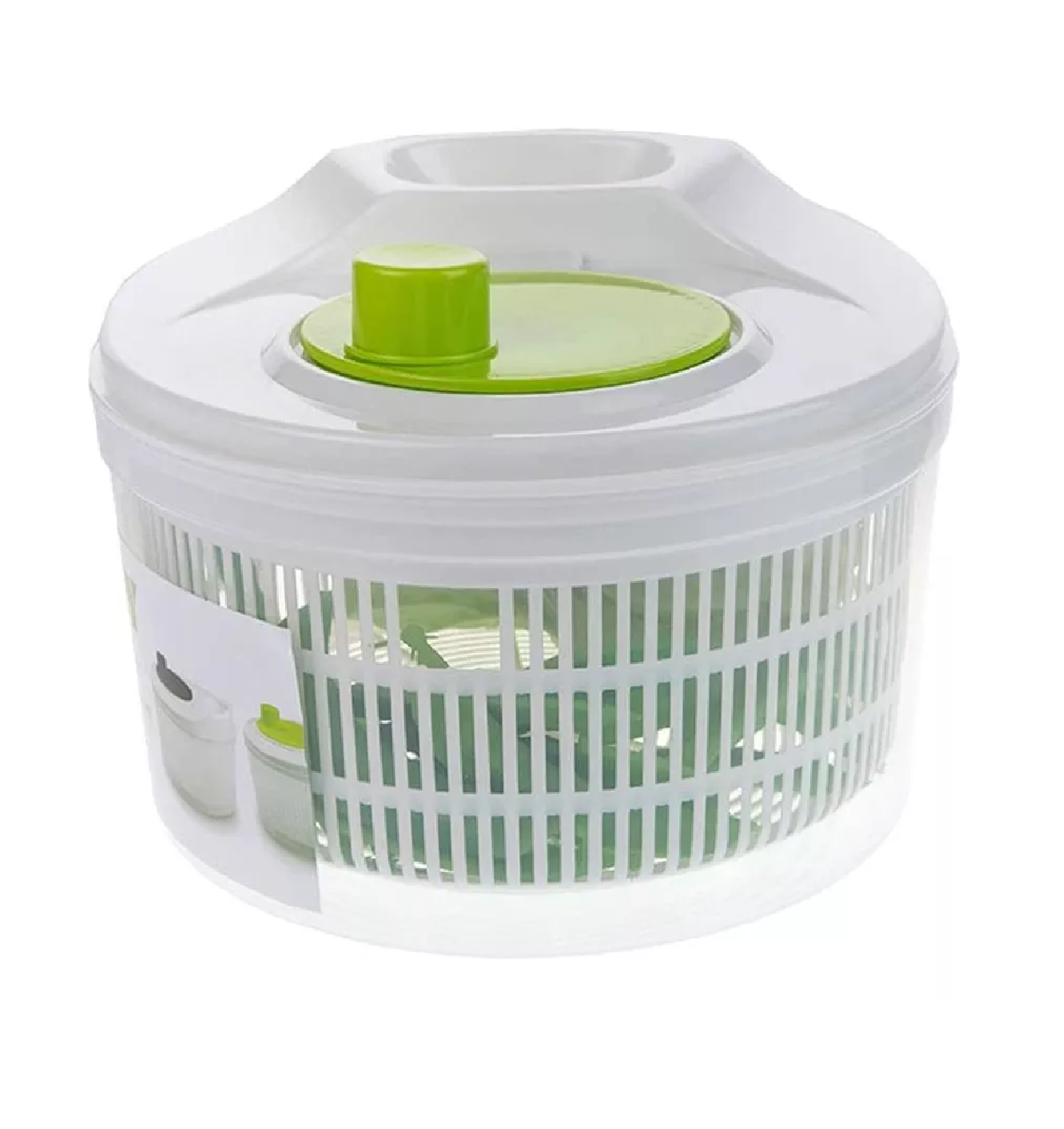 Centrifugador de Verduras BELUG color Blanco Secador de Lechuga para Cocina