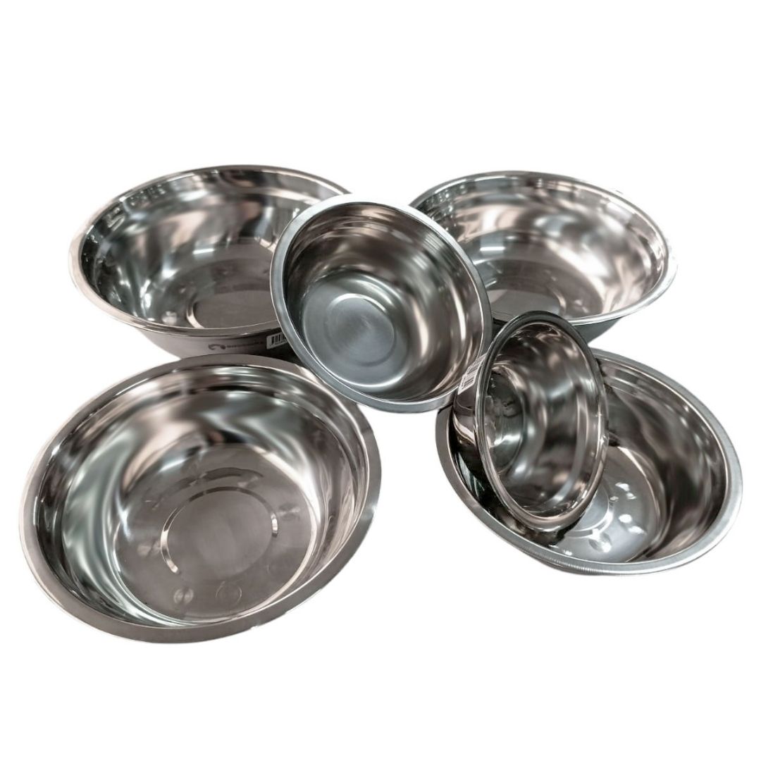 Foto 3 pulgar | Kit 6 Bowls Shorbull 14 16 18 20 22 24 Acero Inoxidable