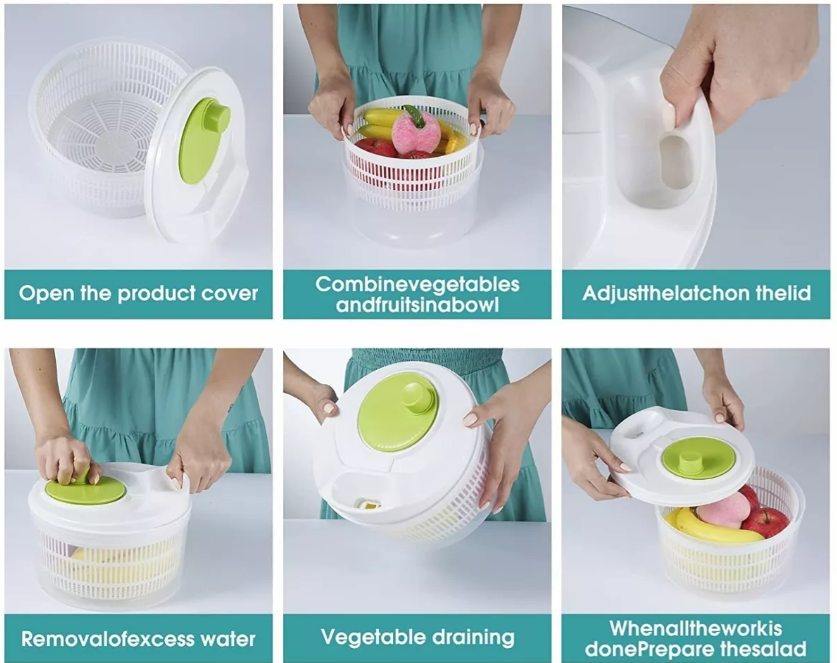 Foto 4 pulgar | Centrifugador De Verduras Xtellar