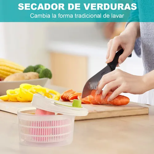 Foto 6 pulgar | Centrifugador Verduras Y Frutas Escurridor Secador Lechuga