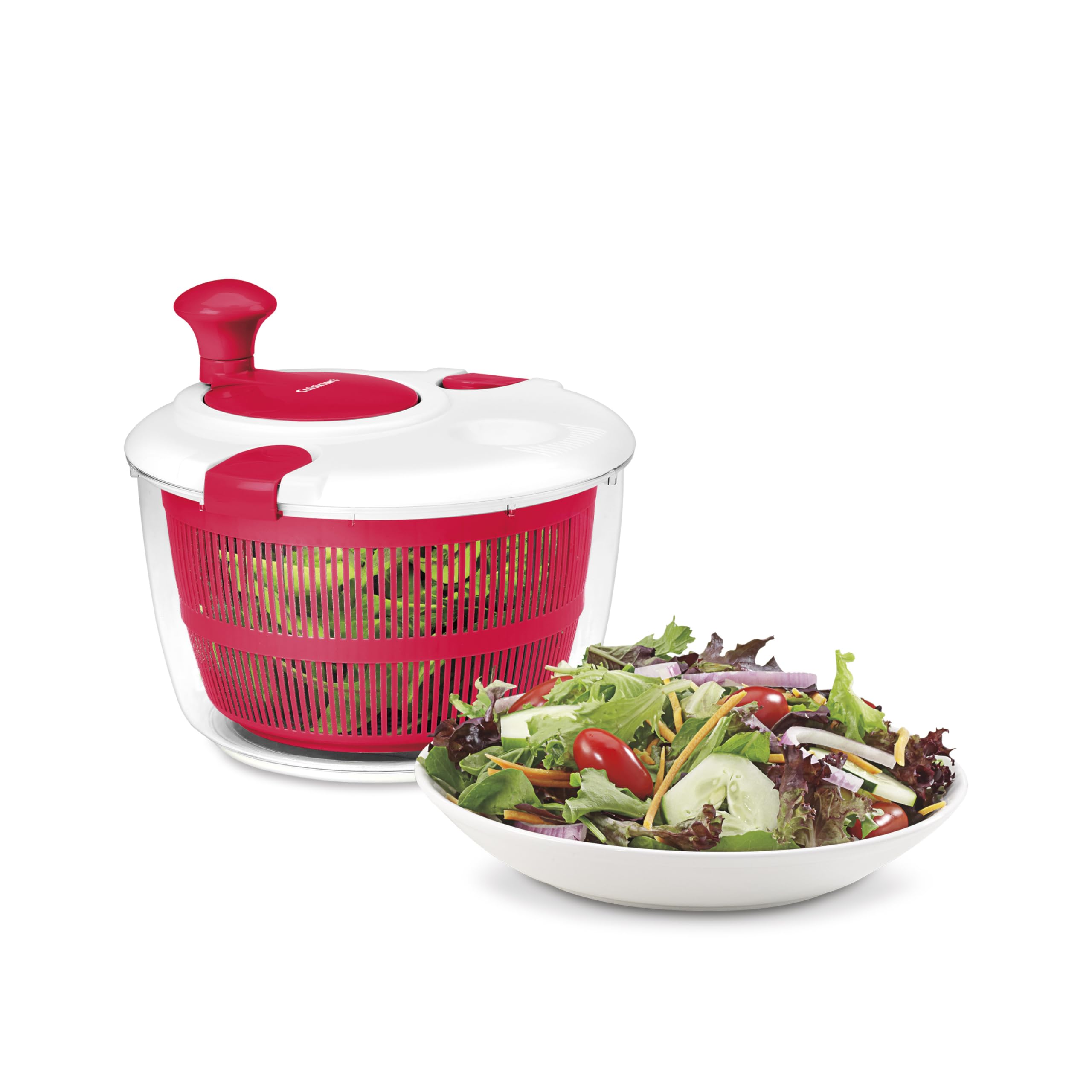 Foto 3 pulgar | Centrifugadora De Ensaladas Cuisinart Ctg-00-sasr, 5 Litros, Lavar, Centrifugar Y Secar, Color Rojo - Venta Internacio