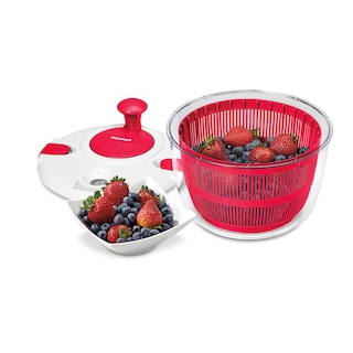 Foto 3 | Centrifugadora De Ensaladas Cuisinart Ctg-00-sasr, 5 Litros, Lavar, Centrifugar Y Secar, Color Rojo - Venta Internacio