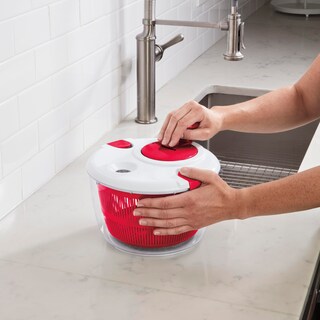 Foto 7 | Centrifugadora De Ensaladas Cuisinart Ctg-00-sasr, 5 Litros, Lavar, Centrifugar Y Secar, Color Rojo - Venta Internacio