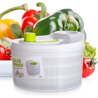 Foto 3 | Centrifugador De Verduras | Secador De Lechuga Para Cocina Lab.g Blanco Verde