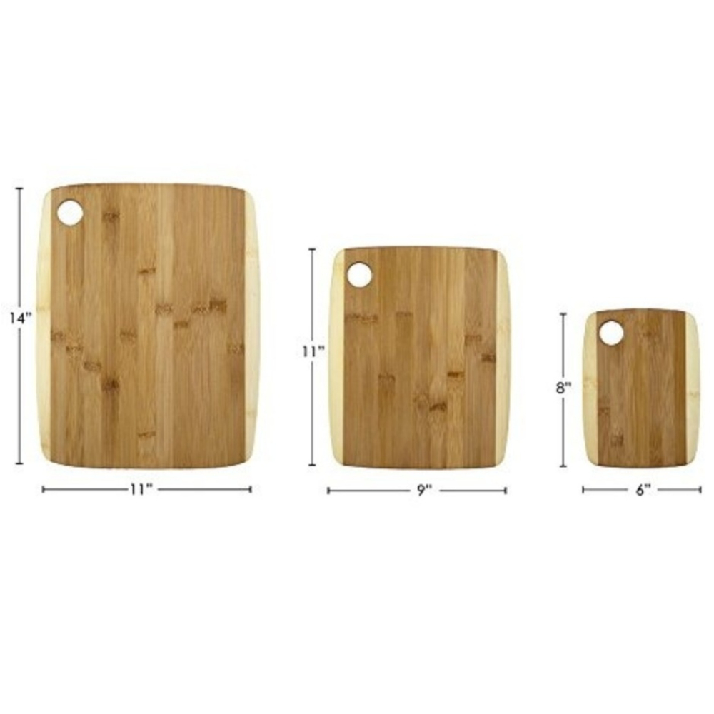 Foto 3 pulgar | Set 3 Tablas Para Cortar Totally Bamboo