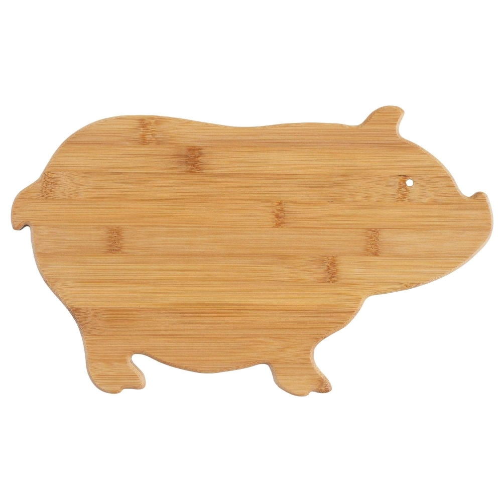 Tabla para Cortar Totally Bamboo en Forma de Puerquito