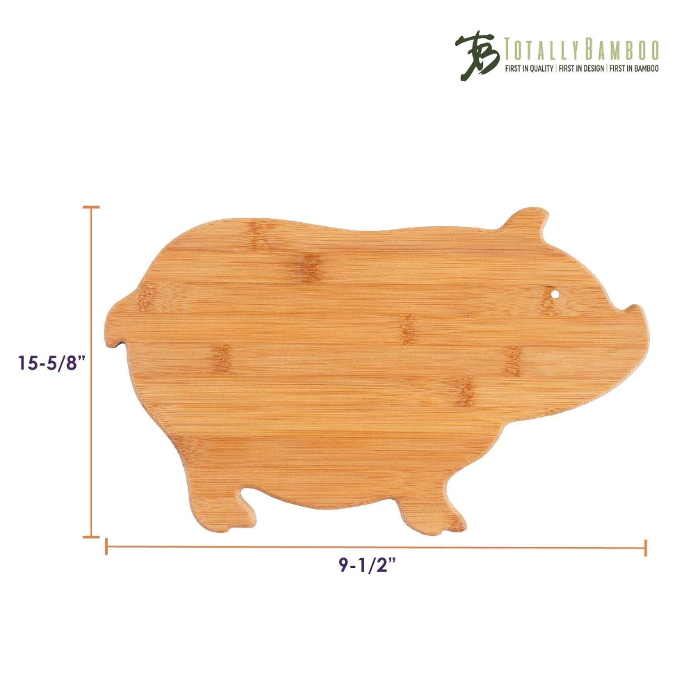 Foto 4 pulgar | Tabla para Cortar Totally Bamboo en Forma de Puerquito