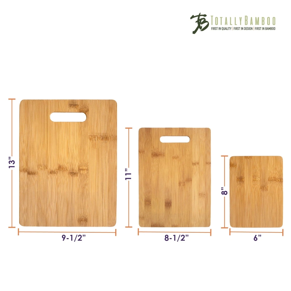 Foto 3 | Set 3 Tablas para Picar Totally Bamboo