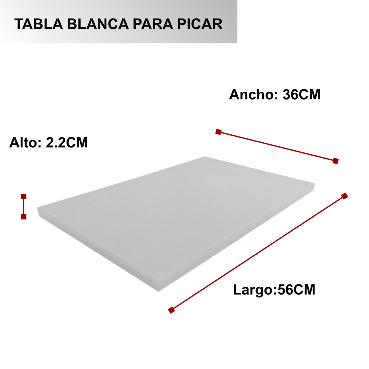 Foto 5 pulgar | Tabla para Picar Shorbull color Blanco