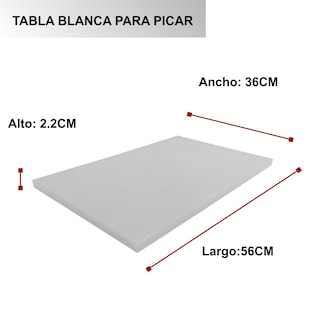 Foto 4 | Tabla para Picar Shorbull color Blanco