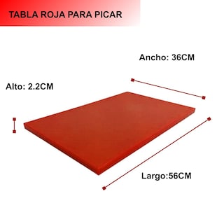 Foto 6 | Tabla para Picar Shorbull color Rojo