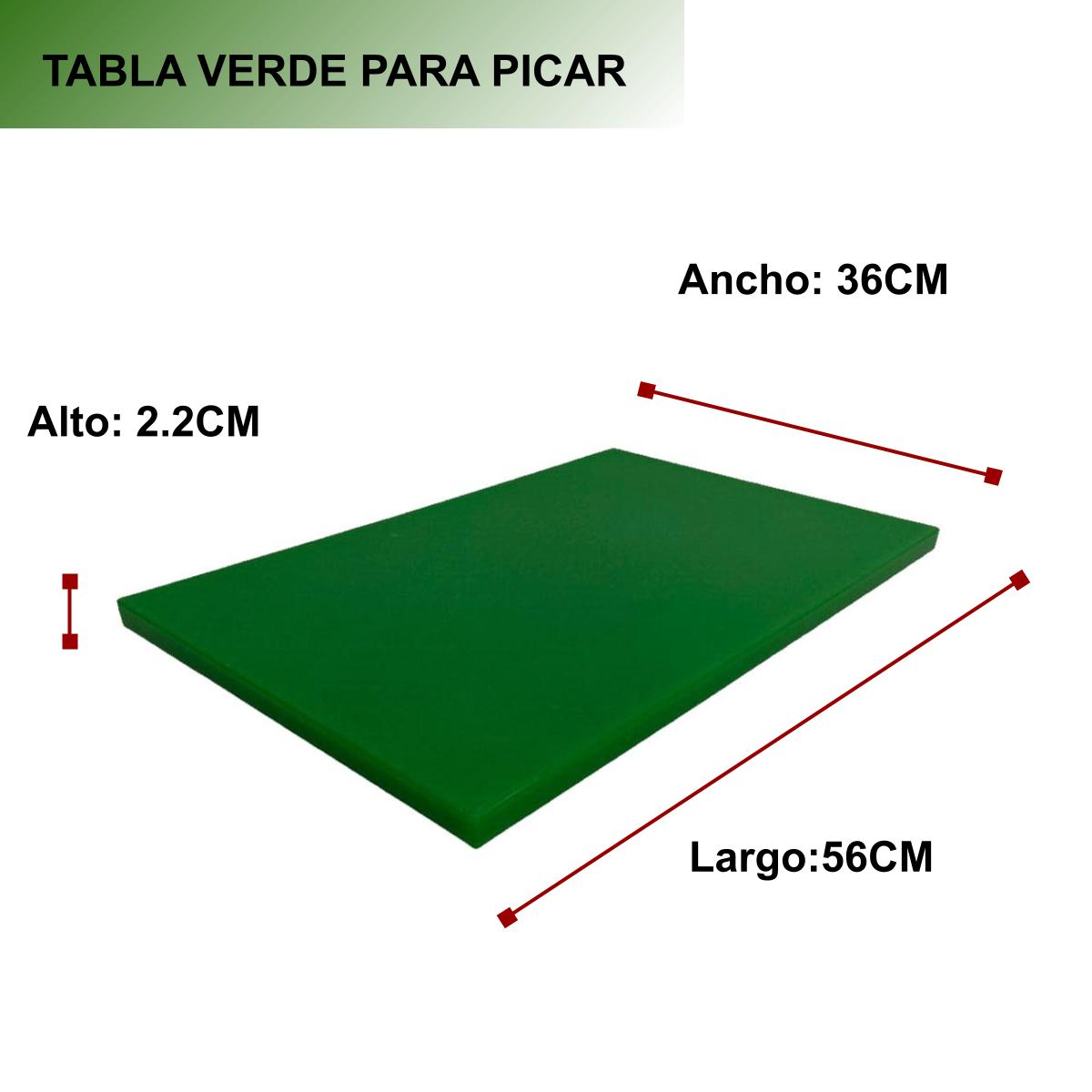 Foto 8 pulgar | Tabla para Picar Shorbull color Verde