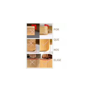 Foto 4 | Tabla para Picar 3 en 1 Belug con Agarradera Colgable Marrón Claro